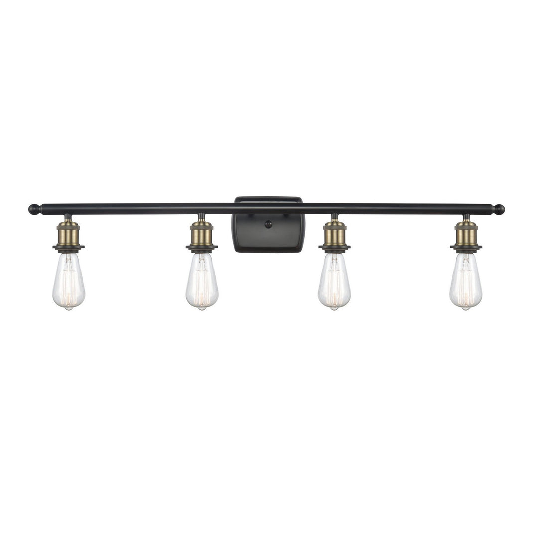 Innovations Ballston 516-4W-BAB-LED Bath Vanity Light 36 in. wide - Black Antique Brass