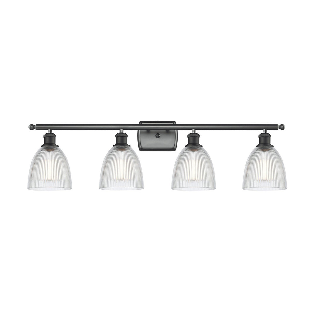 Innovations Ballston 516-4W-BK-G382 Bath Vanity Light 36 in. wide - Matte Black