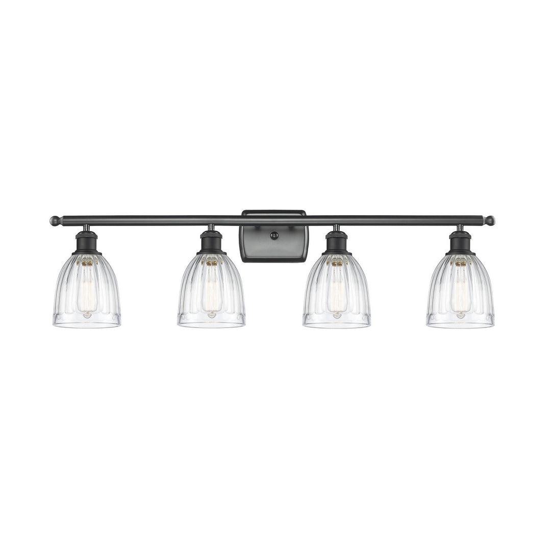 Innovations Ballston 516-4W-BK-G442 Bath Vanity Light 36 in. wide - Matte Black