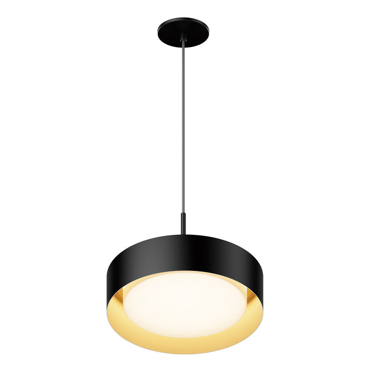 ET2 by Maxim Echo E51011-BKGLD Pendant Light - Black / Gold