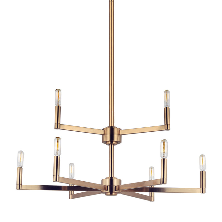 Visual Comfort Studio Fullton 3164209EN-848 Chandelier Light - Satin Brass