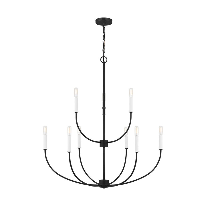 Visual Comfort Studio Greenwich 3167109-112 Chandelier Light - Midnight Black