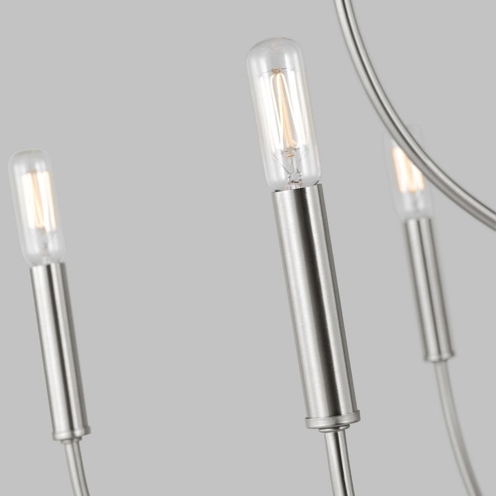 Visual Comfort Studio Greenwich 3167109-962 Chandelier Light - Brushed Nickel