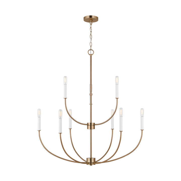 Visual Comfort Studio Greenwich 3167109EN-848 Chandelier Light - Satin Brass