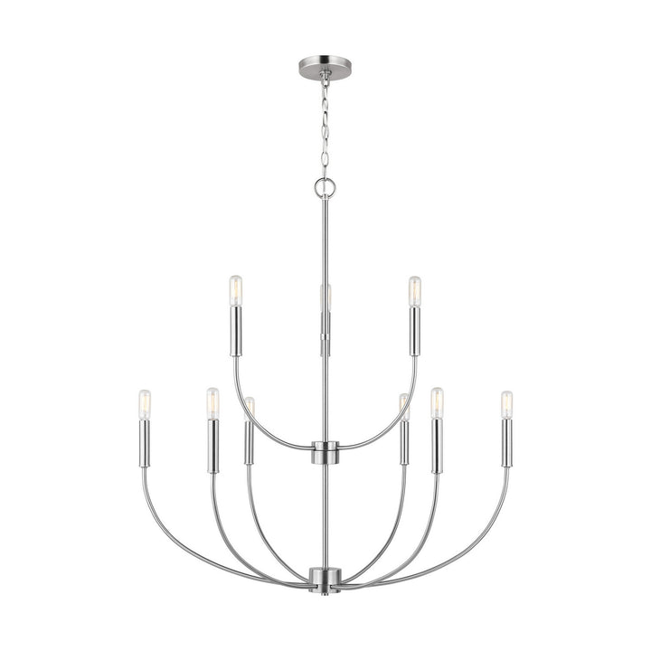 Visual Comfort Studio Greenwich 3167109EN-962 Chandelier Light - Brushed Nickel