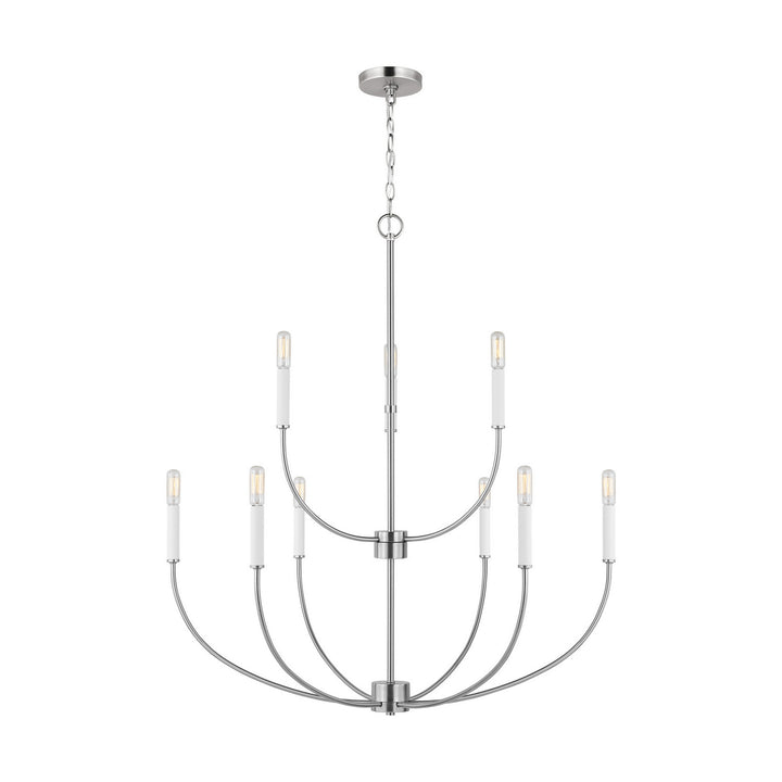 Visual Comfort Studio Greenwich 3167109EN-962 Chandelier Light - Brushed Nickel