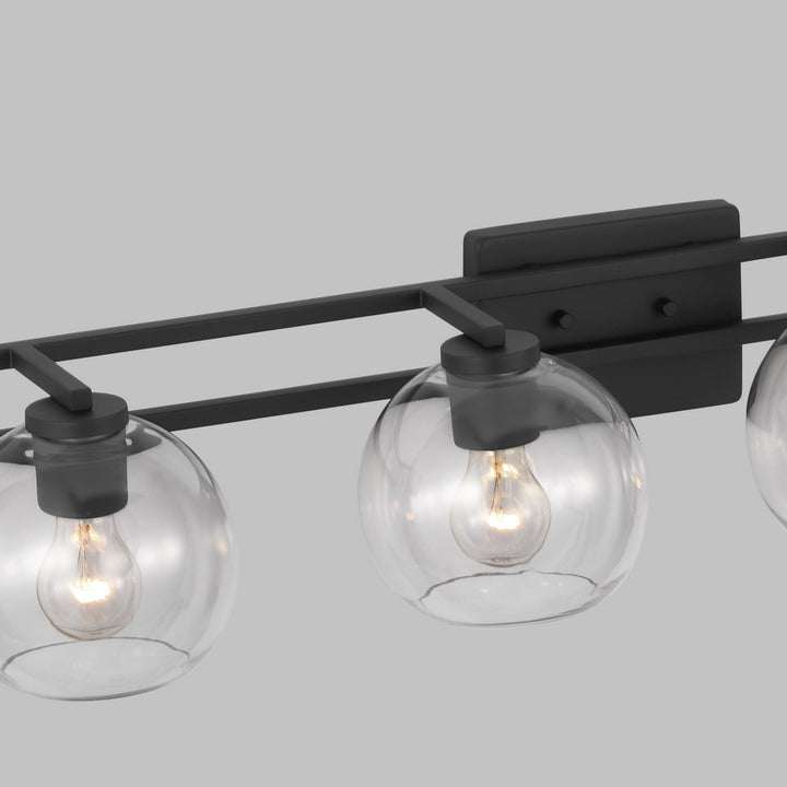 Visual Comfort Studio Codyn 4455704-112 Bath Vanity Light 40 in. wide - Midnight Black