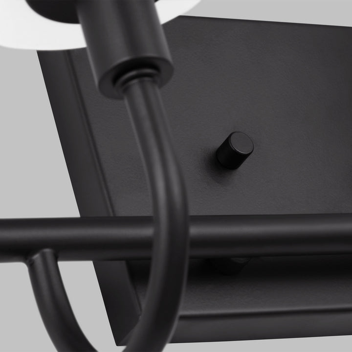 Visual Comfort Studio Oak Moore 4457102-112 Bath Vanity Light 14 in. wide - Midnight Black