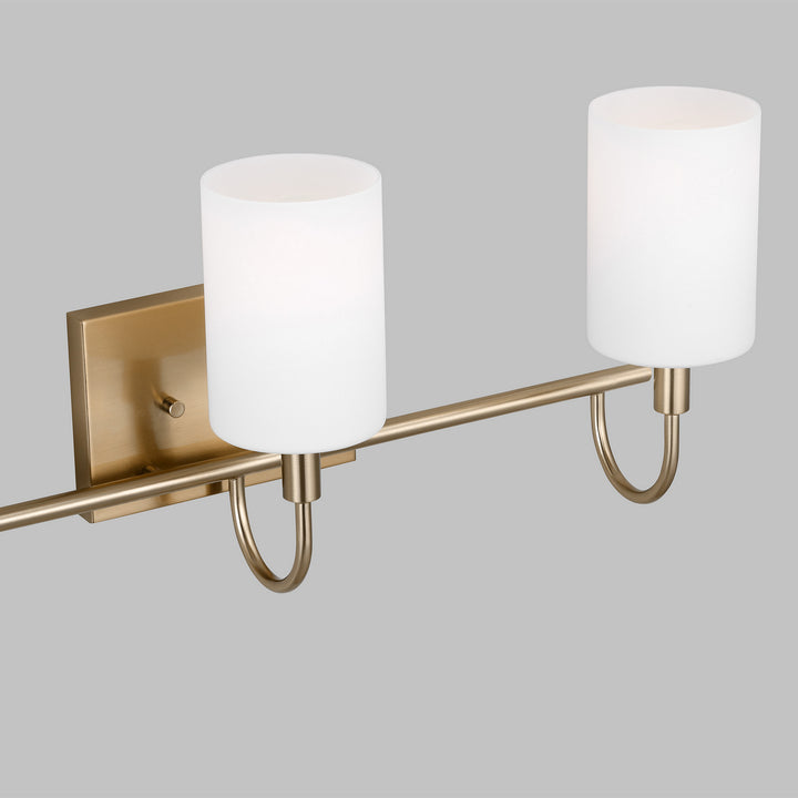 Visual Comfort Studio Oak Moore 4457103-848 Bath Vanity Light 24 in. wide - Satin Brass