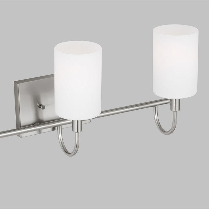 Visual Comfort Studio Oak Moore 4457103-962 Bath Vanity Light 24 in. wide - Brushed Nickel