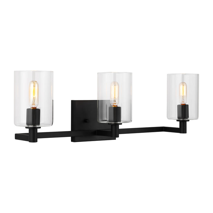 Visual Comfort Studio Fullton 4464203EN-112 Bath Vanity Light 25 in. wide - Midnight Black