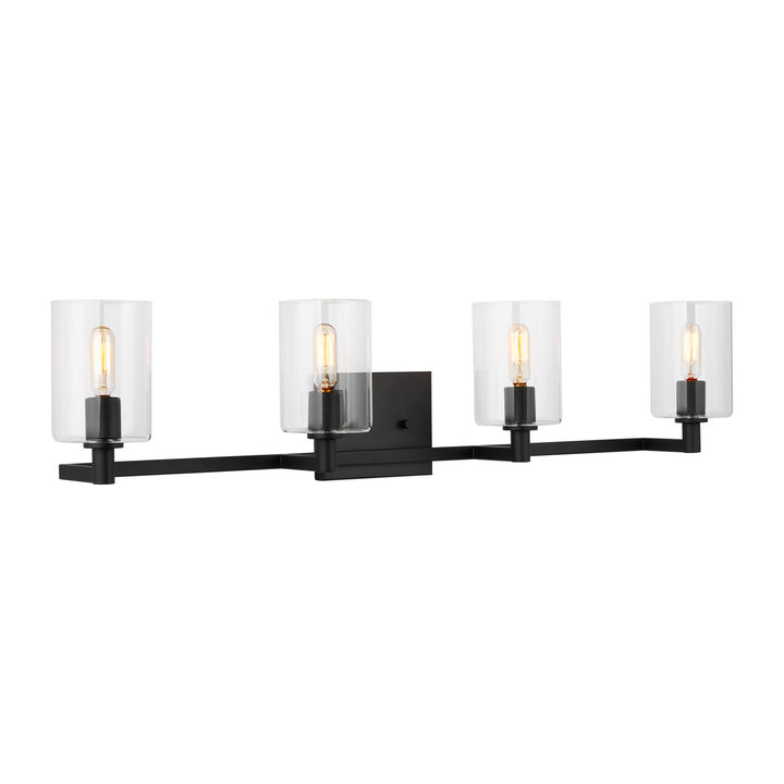 Visual Comfort Studio Fullton 4464204-112 Bath Vanity Light 35 in. wide - Midnight Black