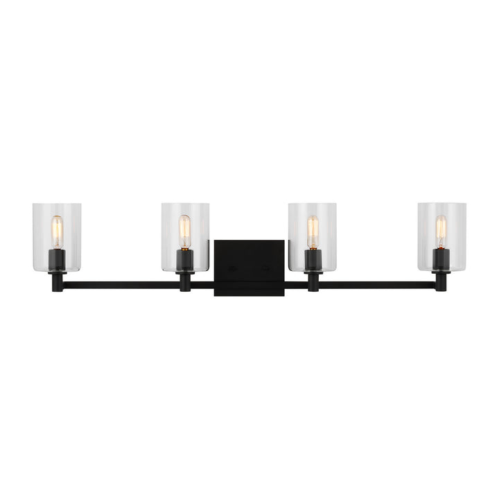 Visual Comfort Studio Fullton 4464204EN-112 Bath Vanity Light 35 in. wide - Midnight Black