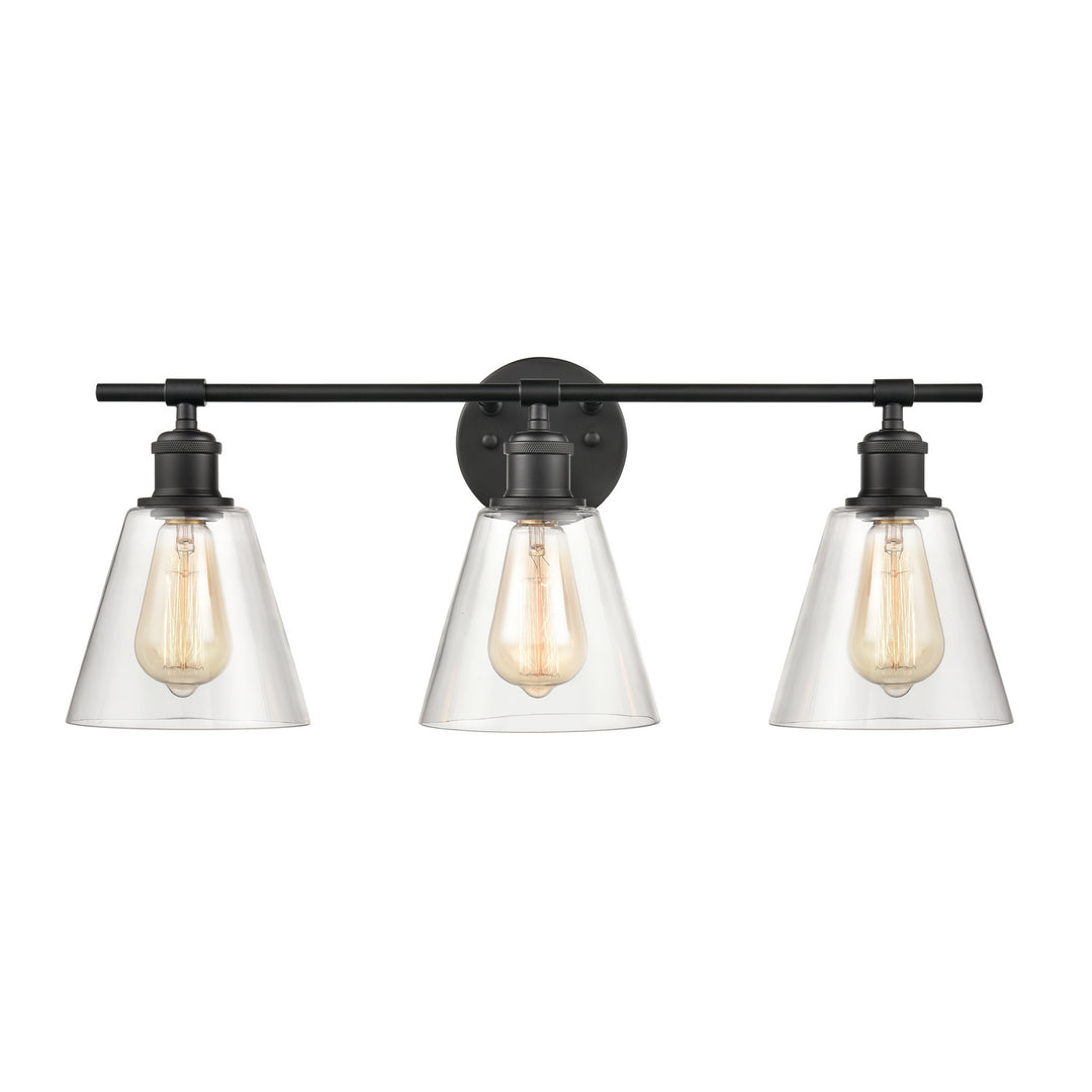 Elk Scone 18702/3 Bath Vanity Light 24 in. wide - Matte Black