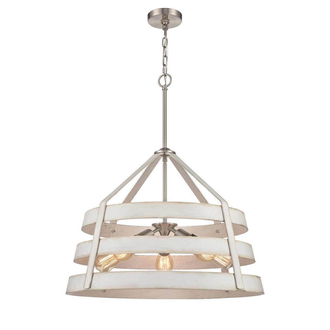 Elk Brigantine 33558/5 Pendant Light - Satin Nickel