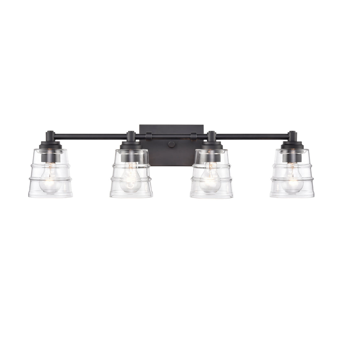 Elk Pulsate 67983/4 Bath Vanity Light 31 in. wide - Matte Black