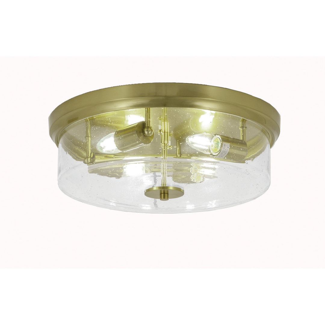 Toltec Flush Mounts 837-nab-0 Ceiling Light - New Age Brass