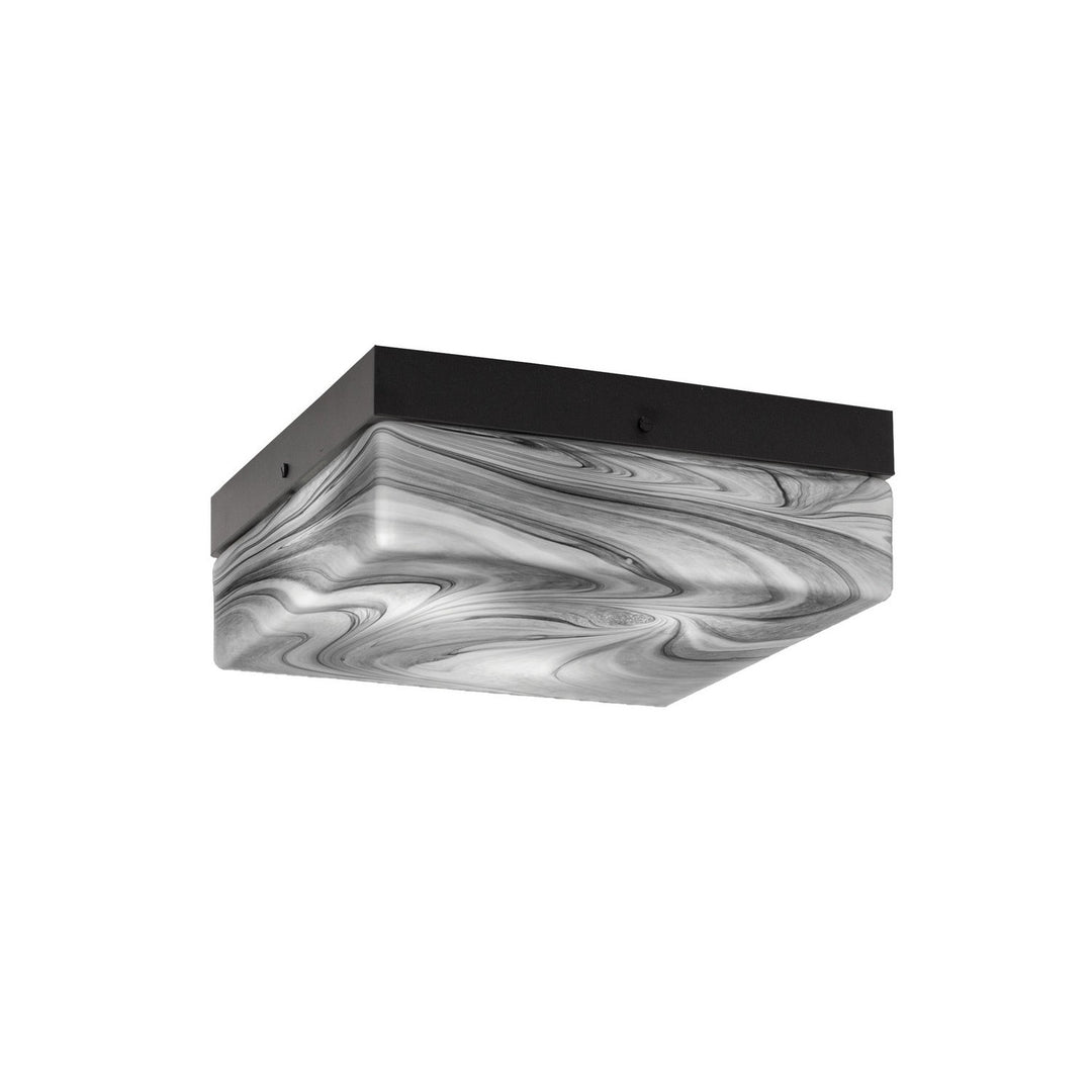 Toltec Flush Mounts 842-mb-9 Ceiling Light - Matte Black