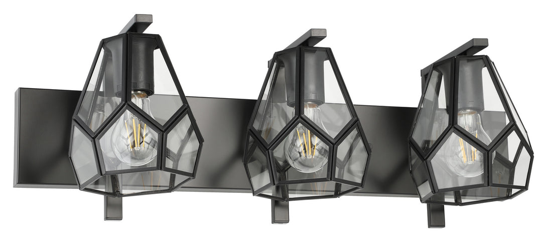 Eglo Mardyke 205365A Bath Vanity Light 26 in. wide - Matte Black