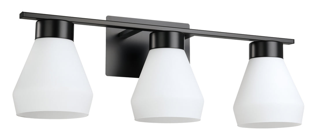 Eglo Copeland 205617A Bath Vanity Light 25 in. wide - Matte Black