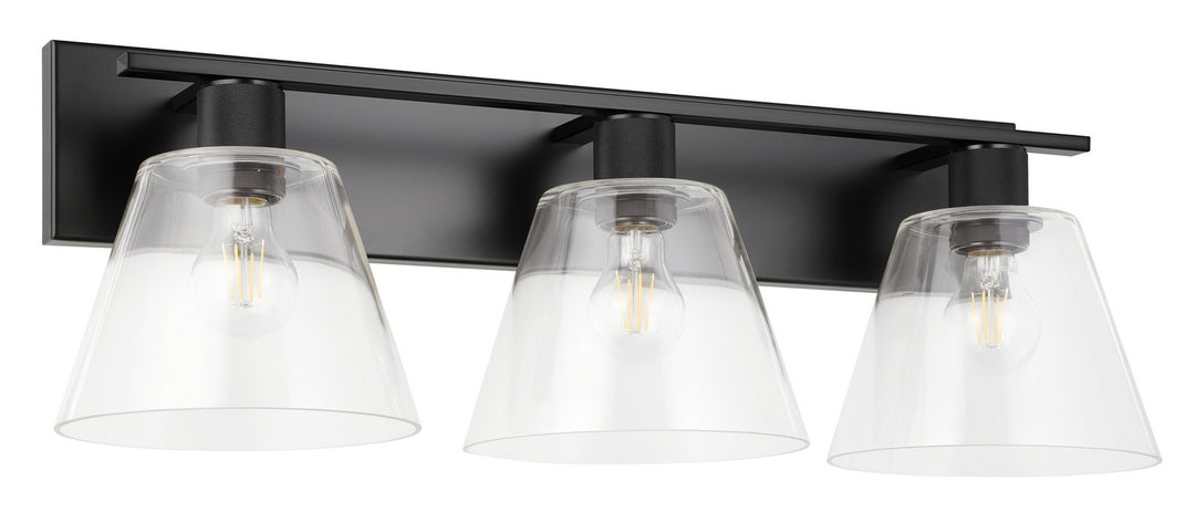 Eglo Copley 205619A Bath Vanity Light 27 in. wide - Matte Black