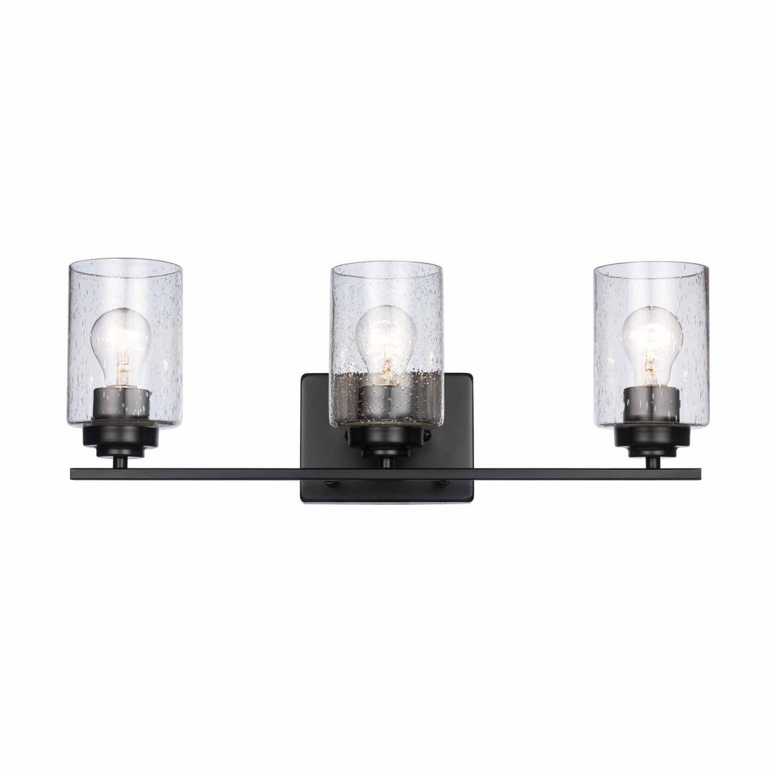Trans Globe Imports Mod Pod 80523 BK Bath Vanity Light 22 in. wide - Black