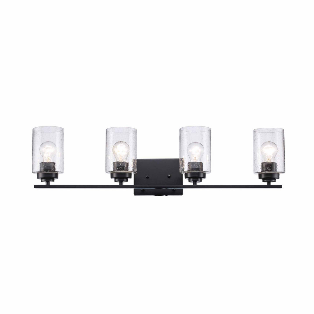Trans Globe Imports Mod Pod 80524 BK Bath Vanity Light 32 in. wide - Black