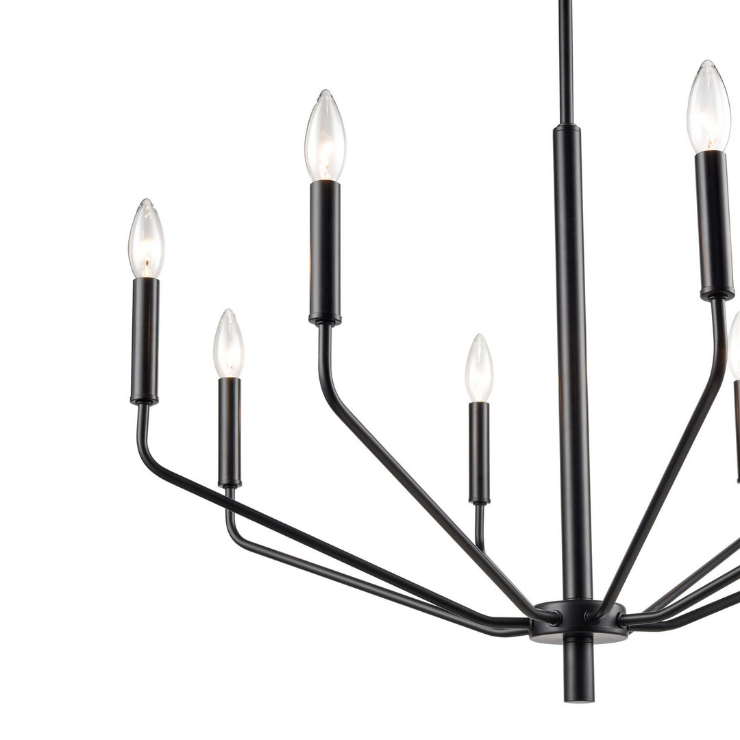 Millennium Laurell 8168-MB Chandelier Light - Matte Black