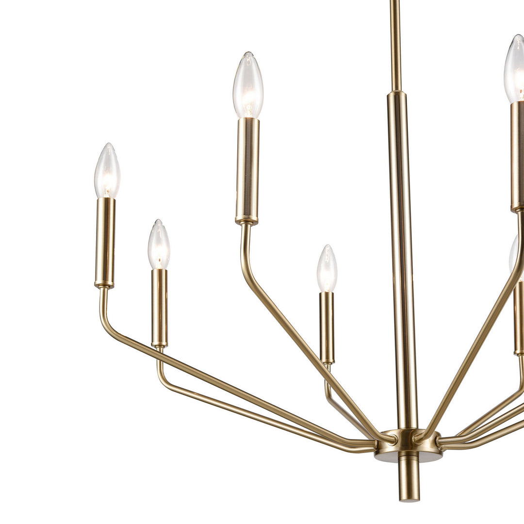 Millennium Laurell 8168-MG Chandelier Light - Modern Gold