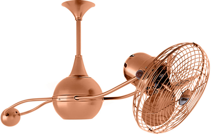 Matthews Fan Company Brisa 2000 B2K-BRCP-MTL Ceiling Fan 13 - Brushed Copper, Brushed Copper/