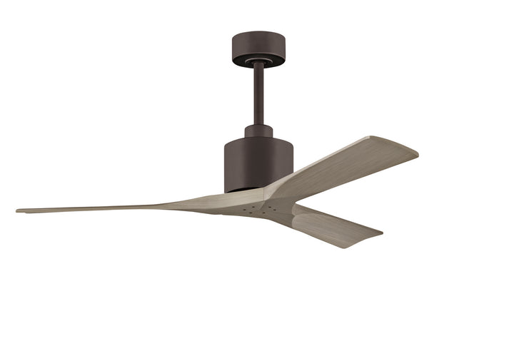 Matthews Fan Company Nan NK-TB-GA-52 Ceiling Fan - Textured Bronze, Gray Ash/