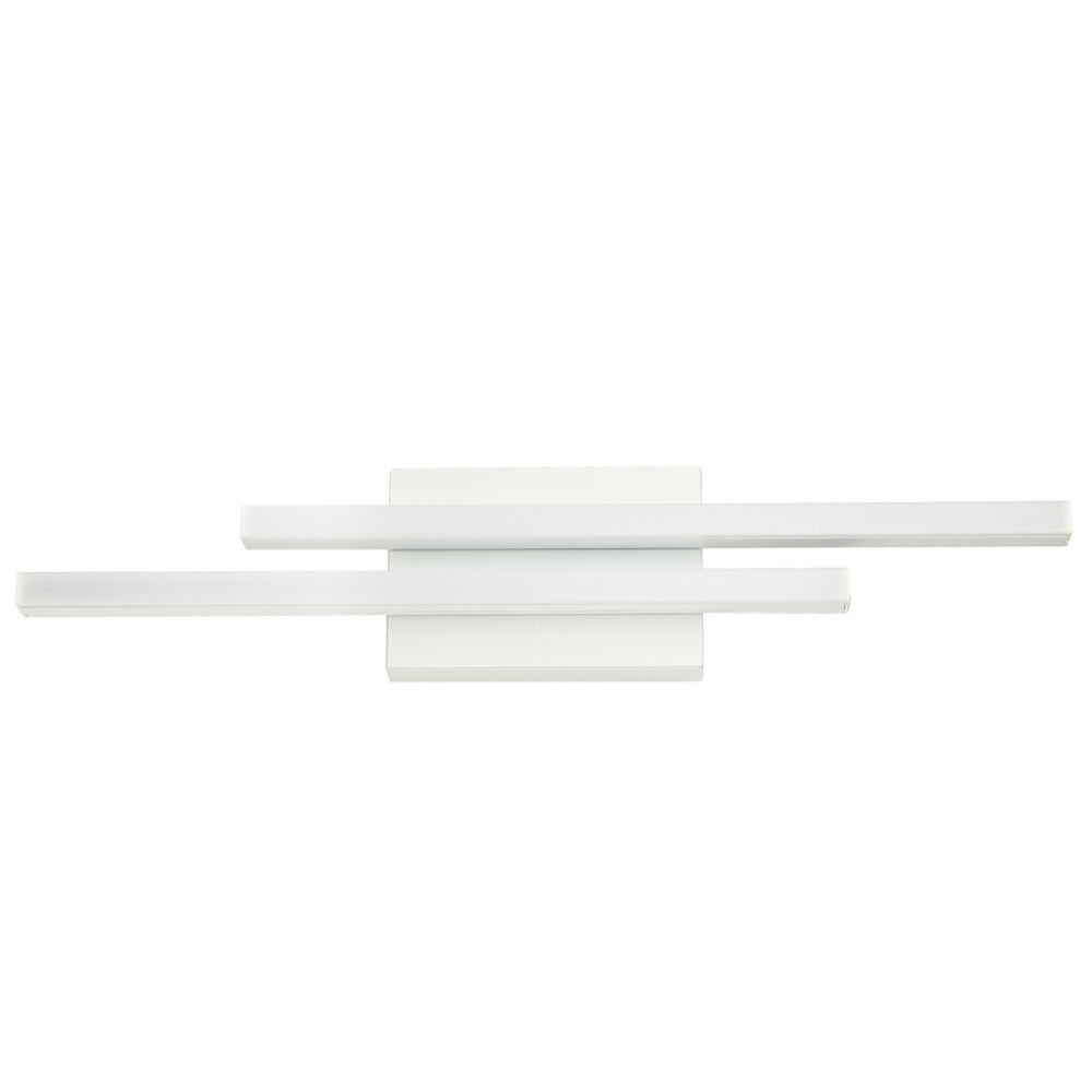 Maxilite Ridge MXL6535-02-2-30K Bath Vanity Light 24 in. wide - White