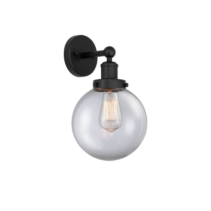 Innovations Edison 616-1W-BK-G202-8 Wall Sconce Light - Matte Black