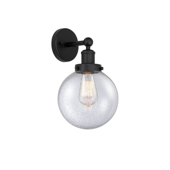 Innovations Edison 616-1W-BK-G204-8 Wall Sconce Light - Matte Black