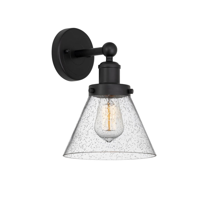 Innovations Edison 616-1W-BK-G44 Wall Sconce Light - Matte Black