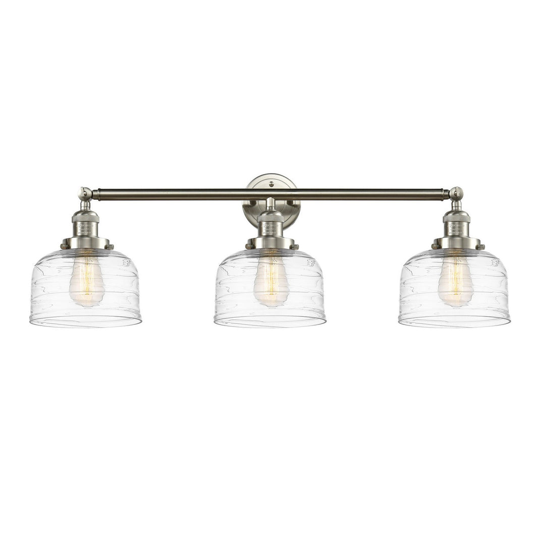 Innovations Franklin Restoration 205-SN-G713 Bath Vanity Light 32 in. wide - Brushed Satin Nickel