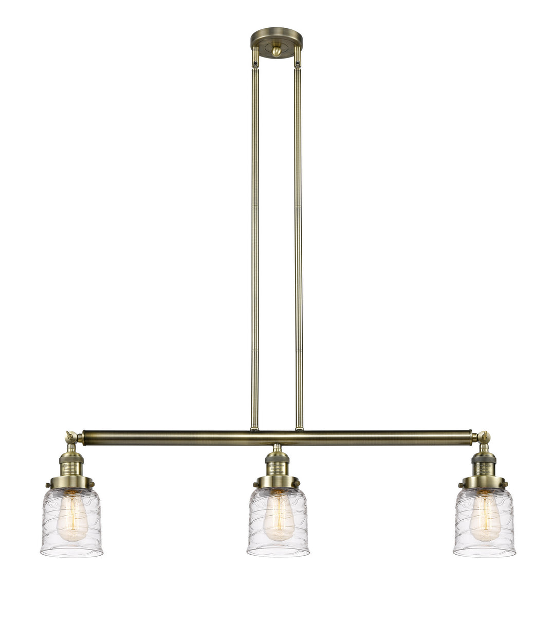 Innovations Franklin Restoration 213-AB-G513 Pendant Light - Antique Brass