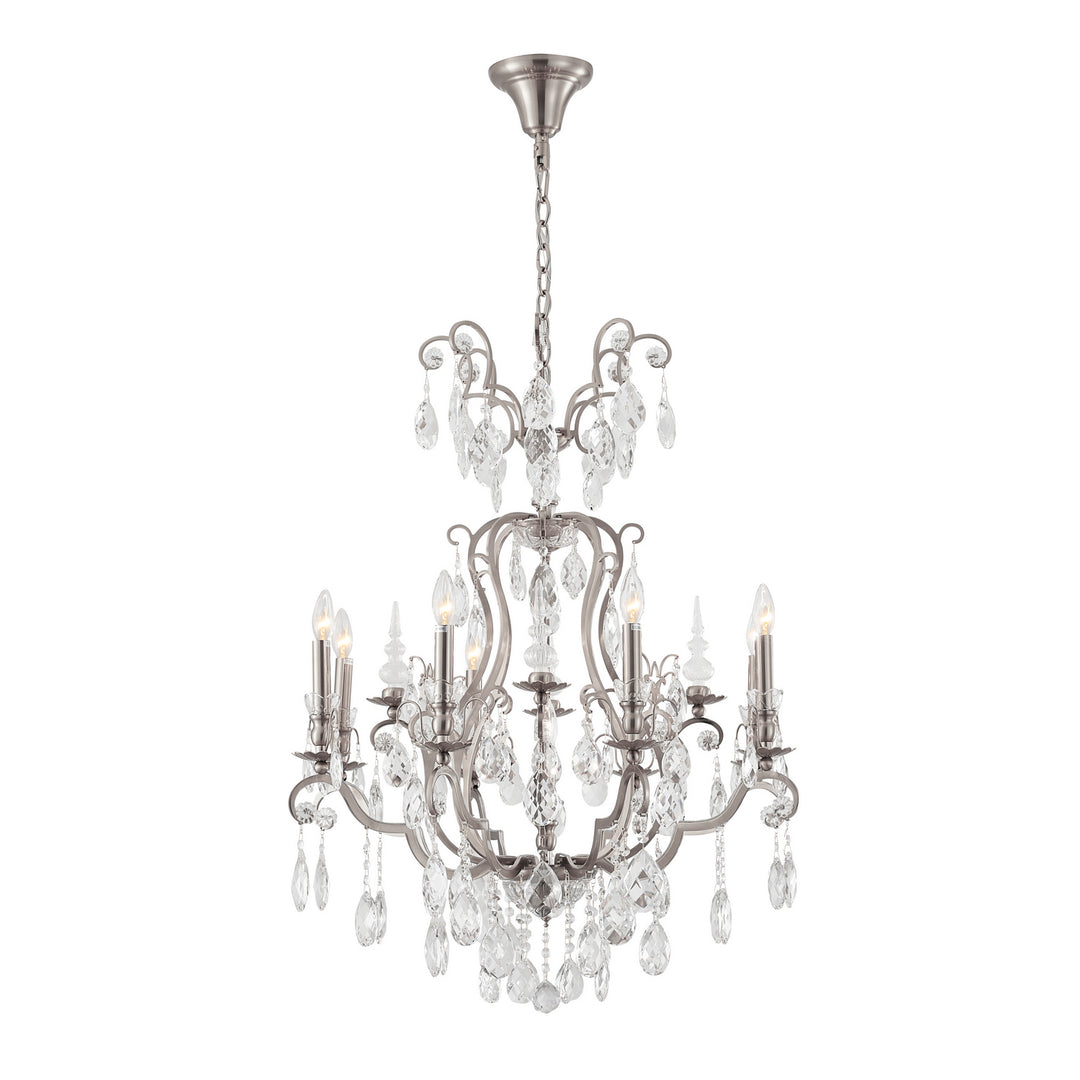 Bethel International BET65XL-PEW Chandelier Light - Pewter