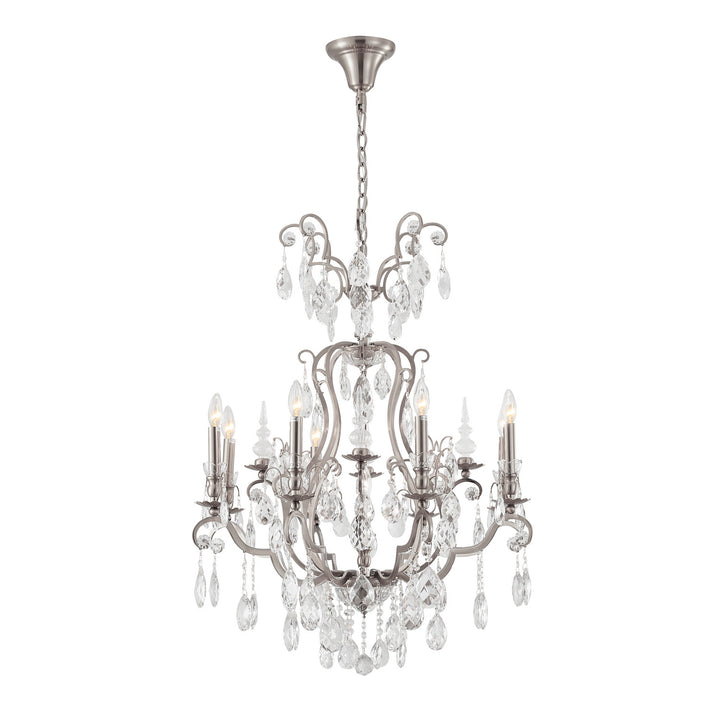 Bethel International BET65XL-PEW Chandelier Light - Pewter
