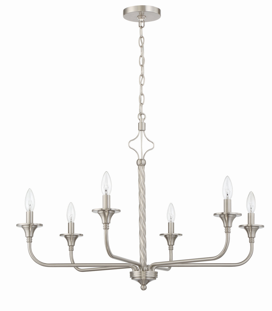 Craftmade Jolenne 57026-BNK Chandelier Light - Brushed Polished Nickel