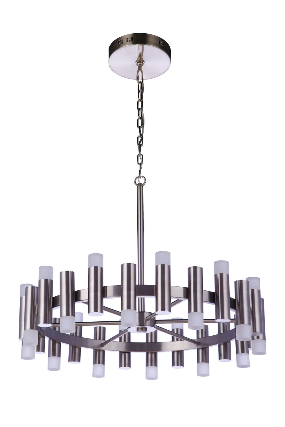 Craftmade Simple Lux 57524-BNK-LED Chandelier Light - Brushed Polished Nickel