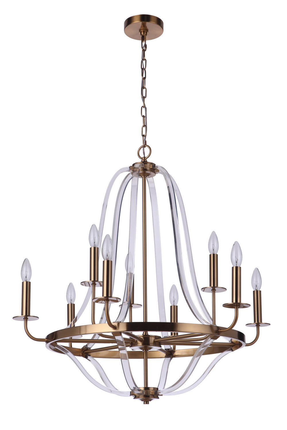 Craftmade Graclyn 57729-SB Chandelier Light - Satin Brass