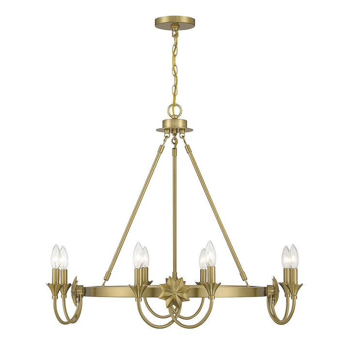 Savoy House Sullivan 1-2206-8-322 Chandelier Light - Warm Brass