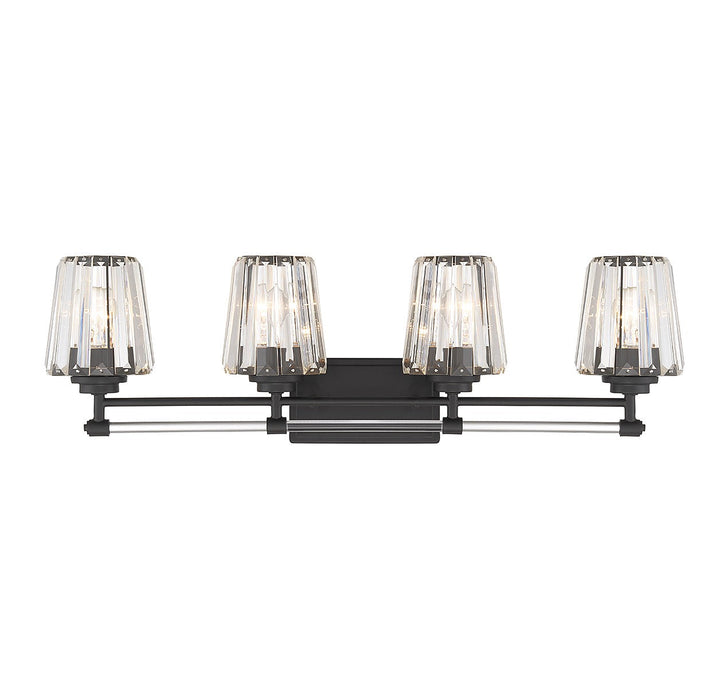 Savoy House Garnet 8-6001-4-BK Bath Vanity Light 32 in. wide - Matte Black