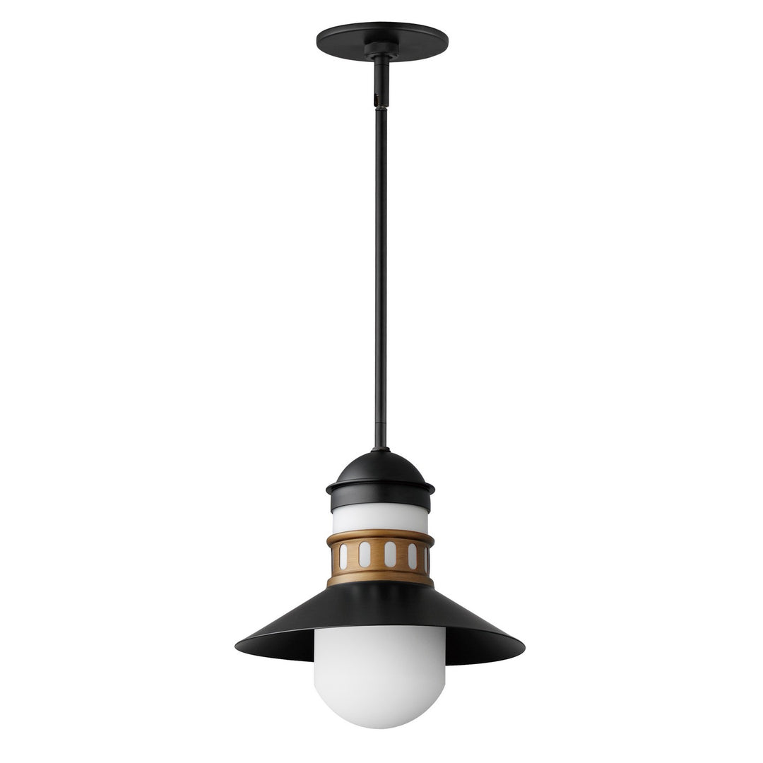 Maxim Lighting 35121SWBKAB  Admiralty Outdoor Black / Antique Brass