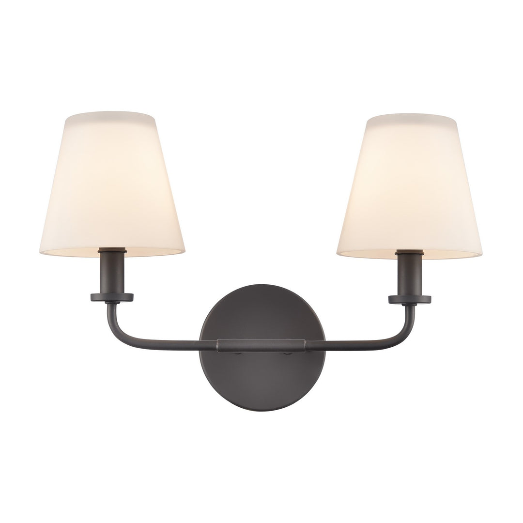 Elk Hoyle 89781/2 Bath Vanity Light 16 in. wide - Matte Black