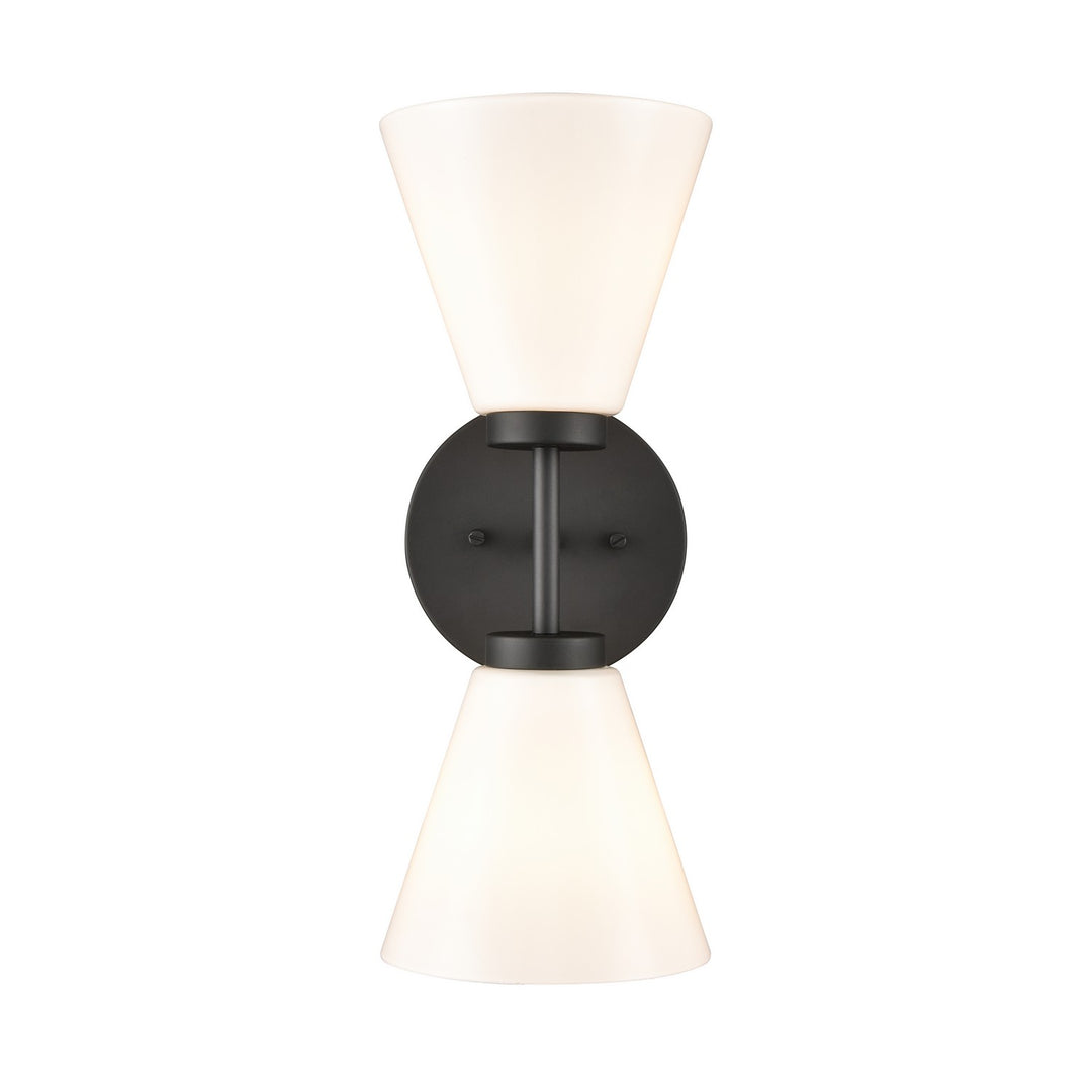 Elk Houghton EC89262/2 Bath Vanity Light 6 in. wide - Matte Black