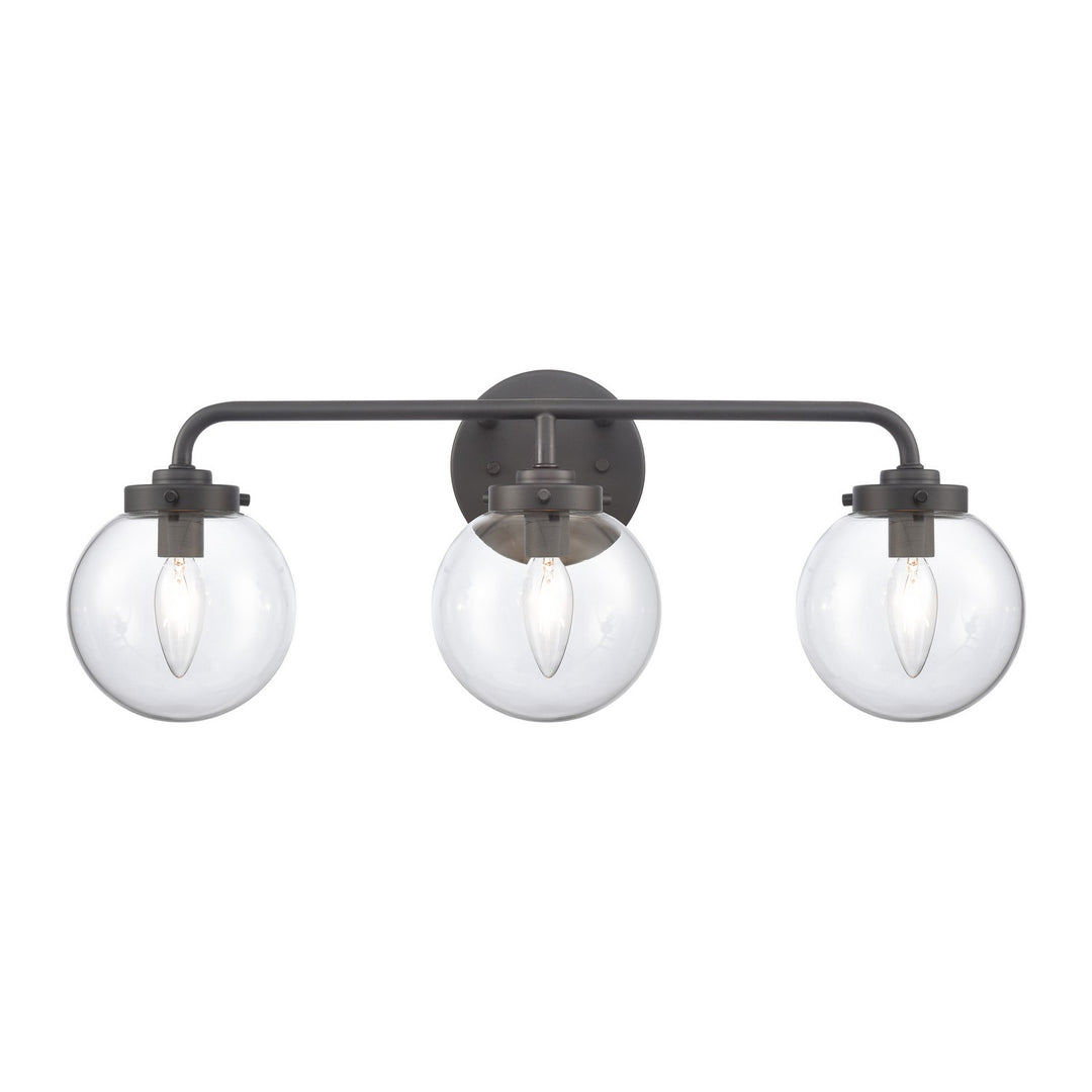 Elk Fairbanks EC89934/3 Bath Vanity Light 24 in. wide - Matte Black