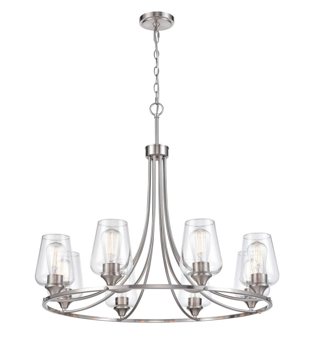 Millennium Ashford 9728-BN Chandelier Light - Brushed Nickel