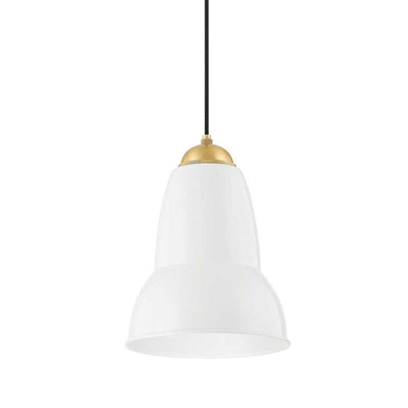 Mitzi Jamila H439701S-AGB/GWH Pendant Light - Aged Brass